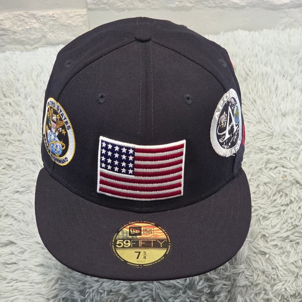 L7-5:뉴에라 59FIFTY NASA 스페이스 아카이브 캡 블랙60.6
