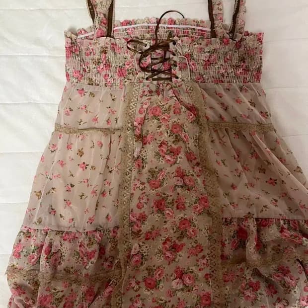 axes famme 엑시즈팜 모리걸 뷔스티에 원피스 빈티지 갸루 히메