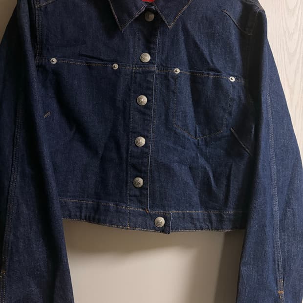 [LEVIS] LEJ Cropped denim trucker