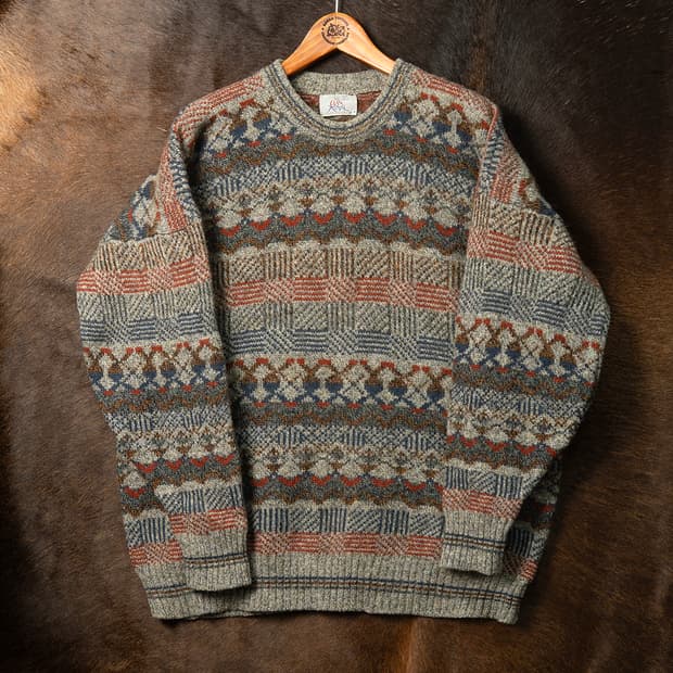 [110] 80s~ Clan Royal 스코틀랜드 셔틀랜드 울 니트 