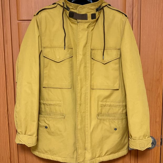 j.crew 제이크루&월레스 앤 바네스 머스타드 옐로우 필드 자켓 M