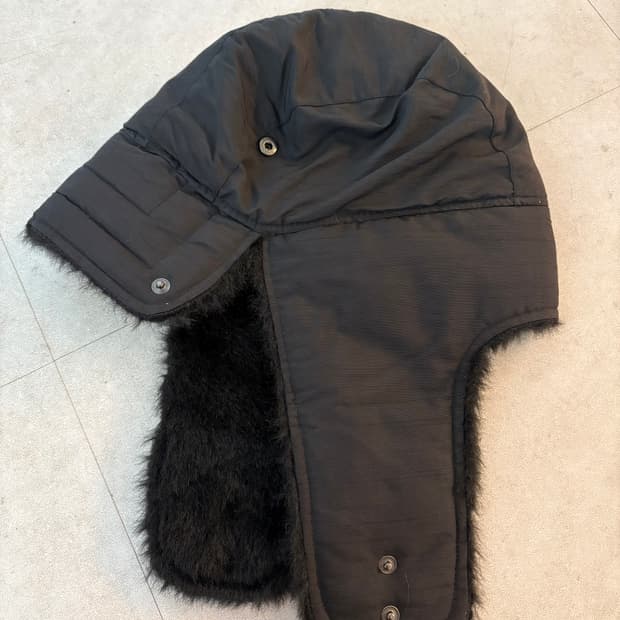 The North Face fur cap