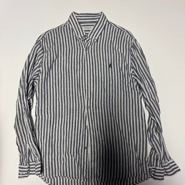 빈폴 beanpole 스트라이프 린넨 셔츠 XL