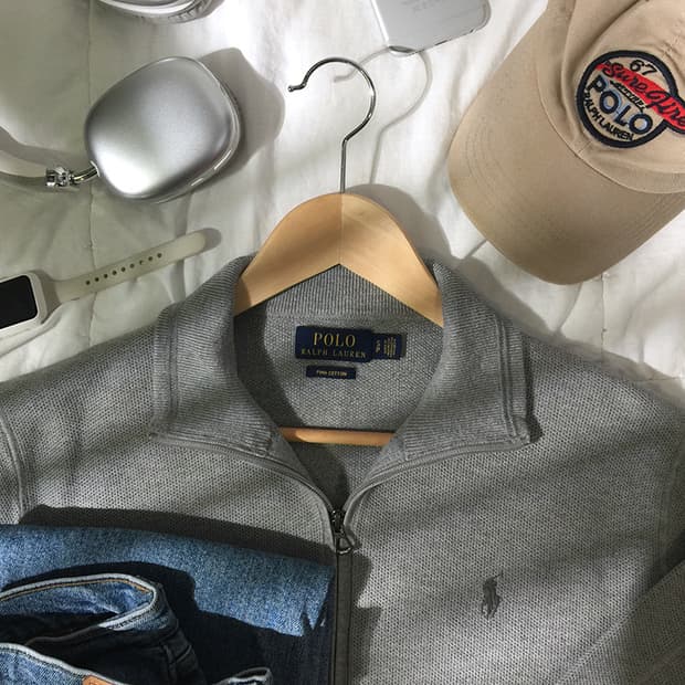 (WOMAN) 폴로랄프로렌 니트집업 L