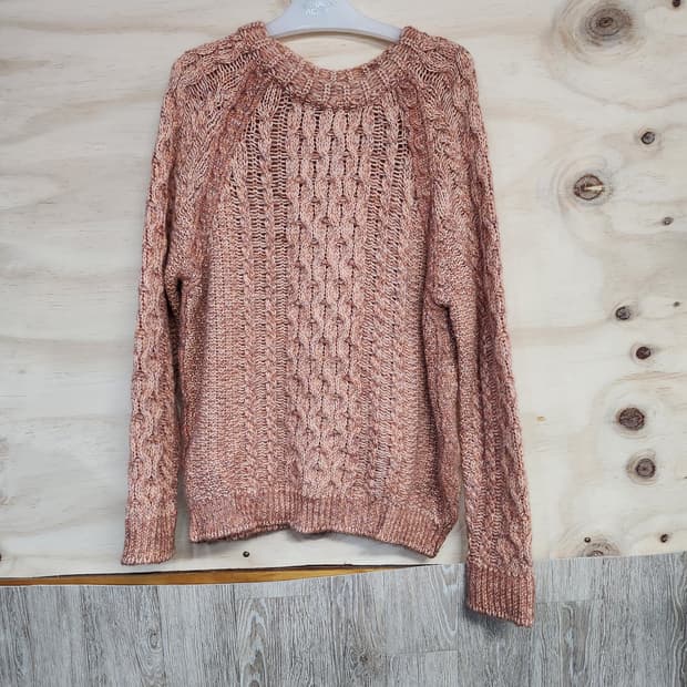 340) 한섬 시스템 꽈배기 니트