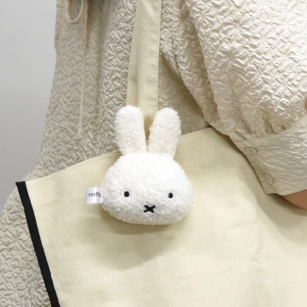 미피 에어팟 케이스 뽀글이 파우치 키링