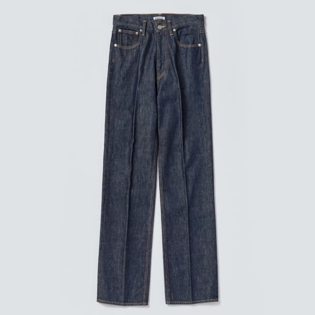 오라리 하드 트위스트 데님 5P 팬츠 20aw