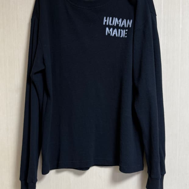 휴먼메이드 써멀 롱슬리브 블랙 M