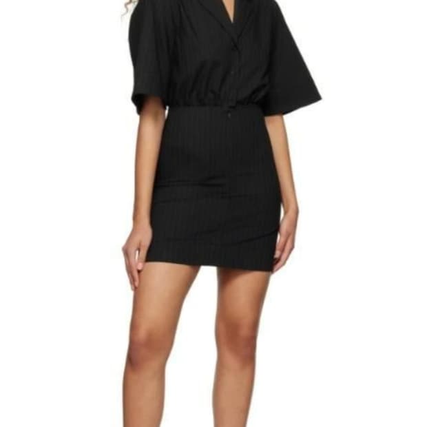 가니 카라 쇼트 원피스 XS사이즈(새상품)