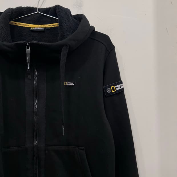 내셔널지오그래픽 와펜 헤비코튼 후드집업