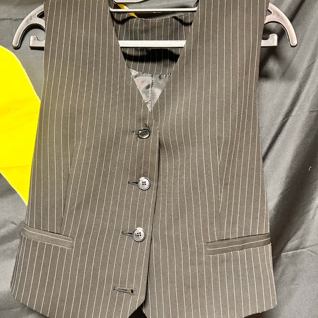 Punk 스트라이프 vest 베스트