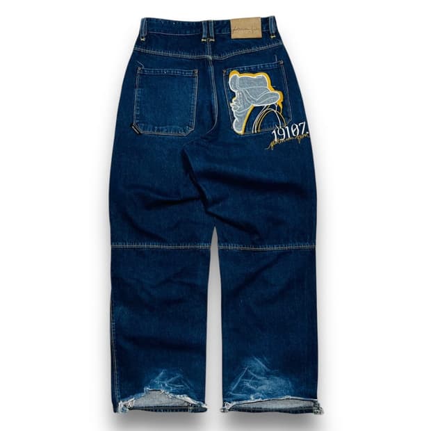 후부 플레티넘 올드스쿨 힙합맨 빈티지 데님 팬츠