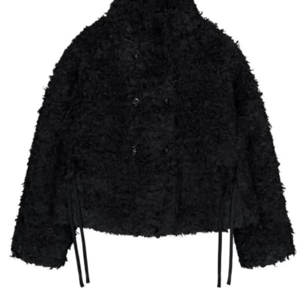 코이세이오 헤어리 퍼자켓 블랙 판매