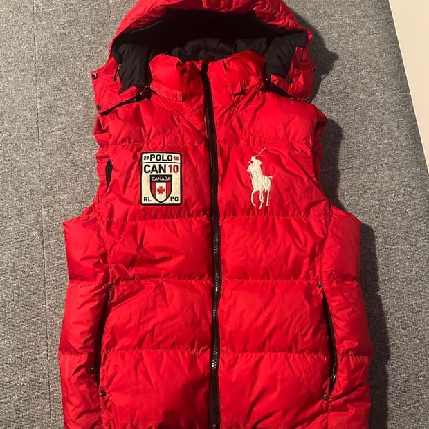폴로 치프키프 빅포니 캐나다 패딩 조끼