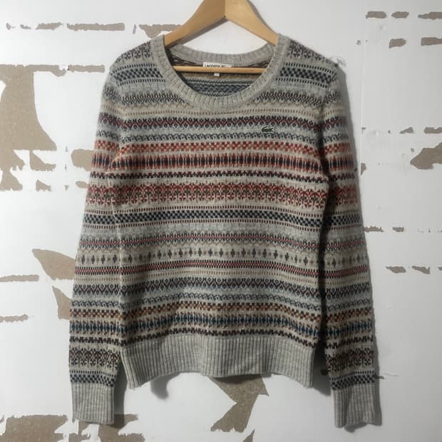 라코스테 페어아일 니트