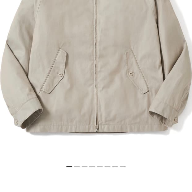 포터리 수피마 코튼 해링턴 자켓 새상품