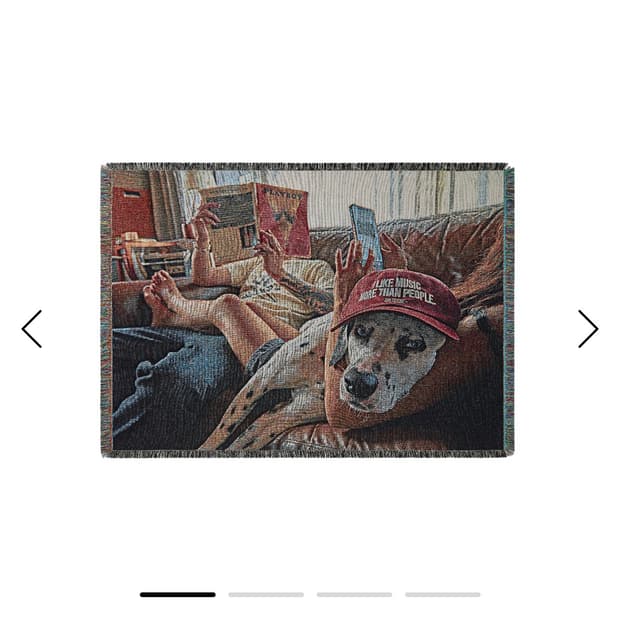 세이투셰 포토 우븐 블랭킷