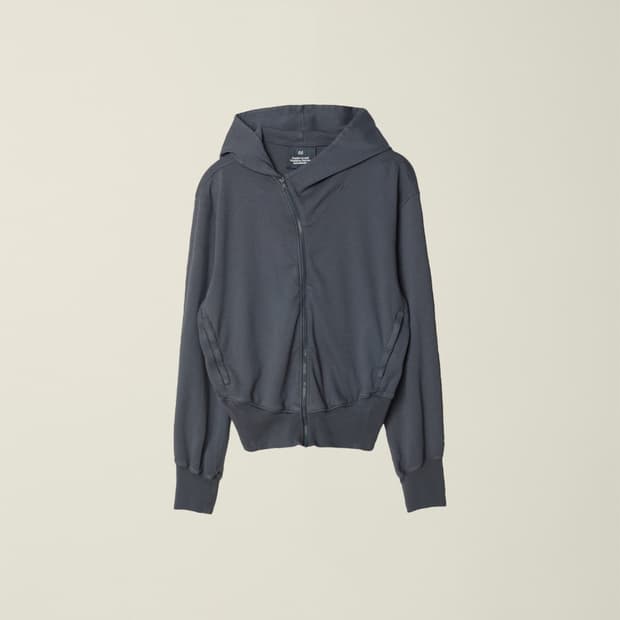 EE HOODED ZIP JACKET
CHARCOAL 라지