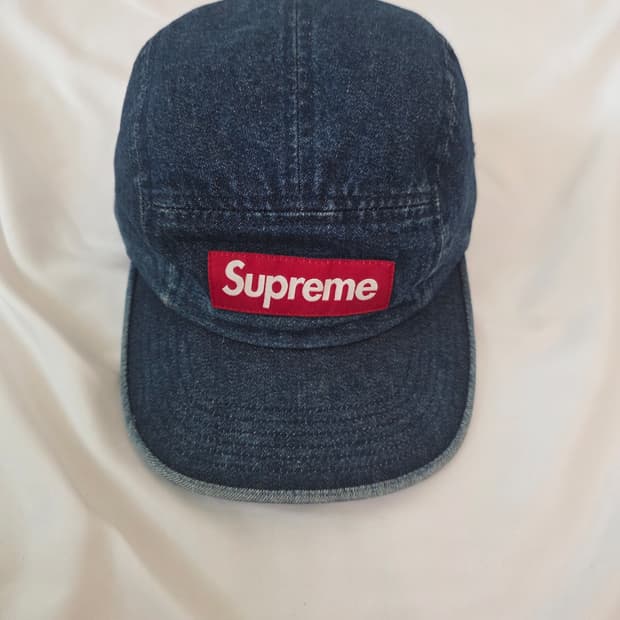 슈프림 워시드 치노 트윌 캠프캡 데님
