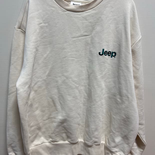 지프 아이보리 루즈핏 맨투맨 L(100)