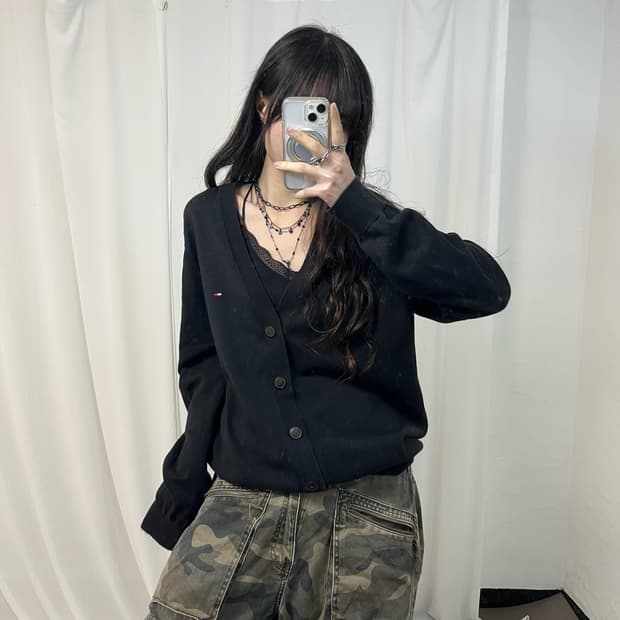 Tommy Hilfiger Black Cardigan