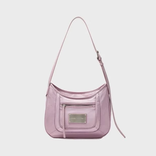 마뗑킴 NYLON POCKET BAG IN LILAC