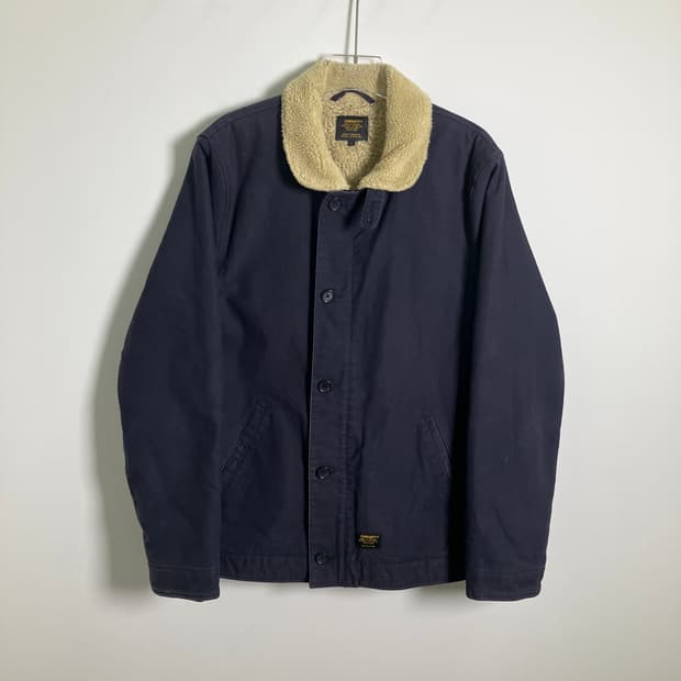 칼하트wip 네이비 쉐필드 덱자켓 L