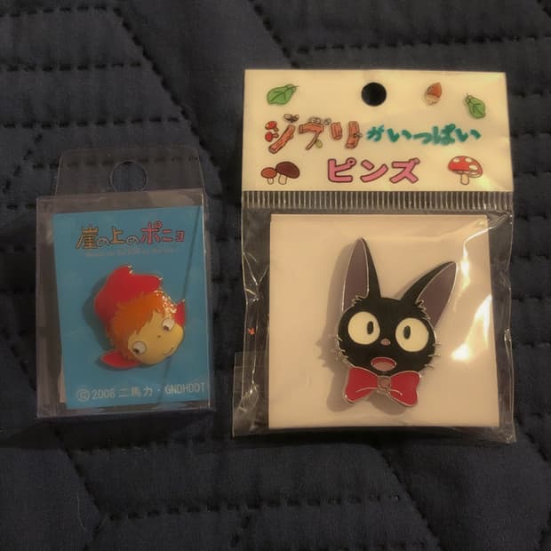 지브리 핀뱃지