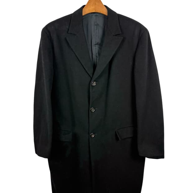 JIL SANDER 질샌더 블랙 캐시미어 모직코트 52