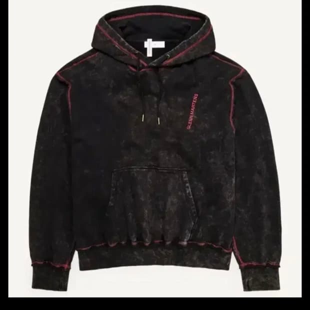 H&M 글렌마틴스  블랙 후드 셋업