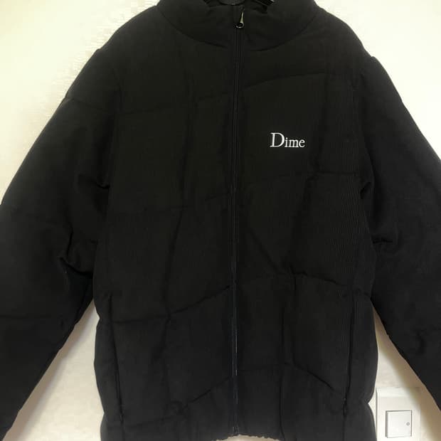 Dime 코듀로이 웨이브 푸퍼 패딩