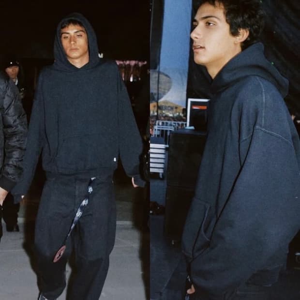 90s 빈티지 러셀 후드티 블랙