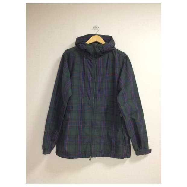 Columbia 컬럼비아 그린 체크 바람막이 윈드브레이커