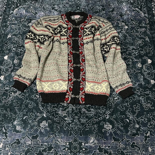 Norway vintage wool cardigan