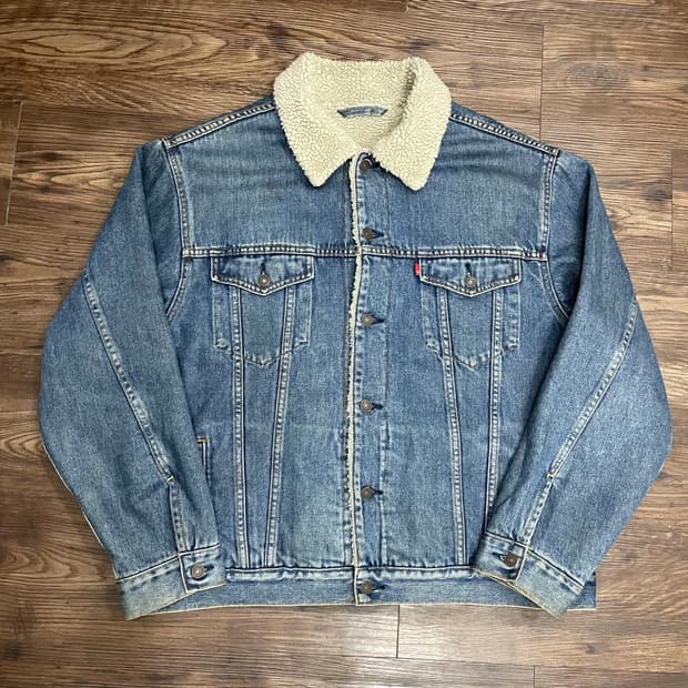 00s 리바이스 쉐르파 트러커 데님 자켓
