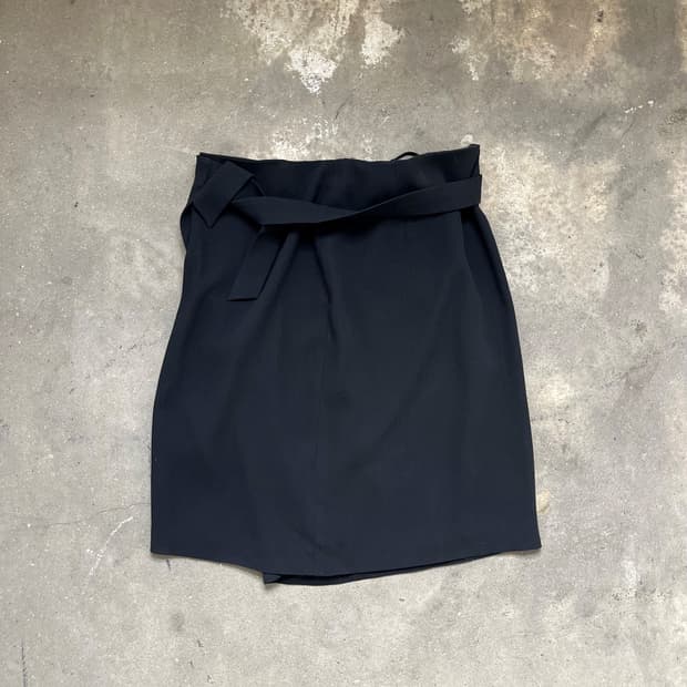 Max Mara 랩 미디 스커트 