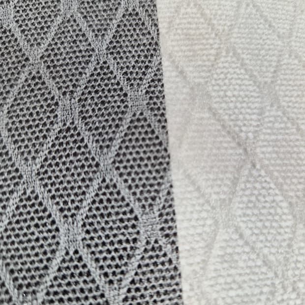 실버그레이 다이아몬드 패턴 그물 스타킹