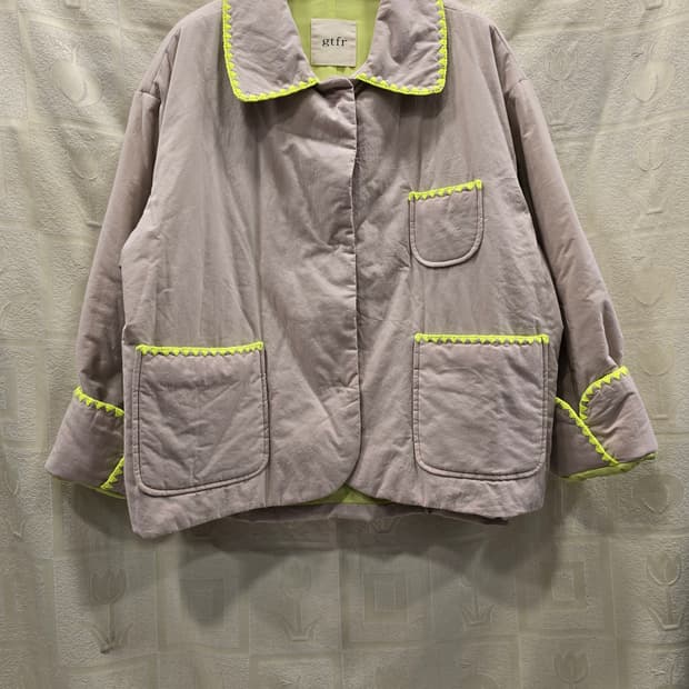 길트프리 gtfr 엄청가벼운 쉘 스티치 면자켓 프리사이즈