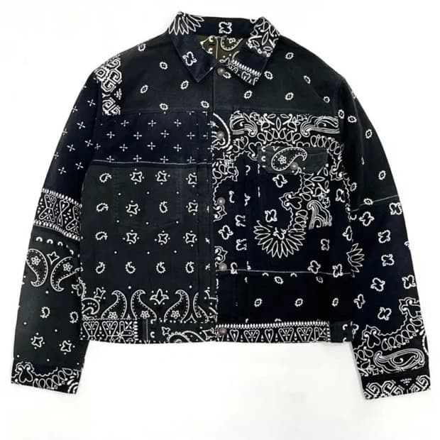 캐피탈 리버시블 반다나 자켓