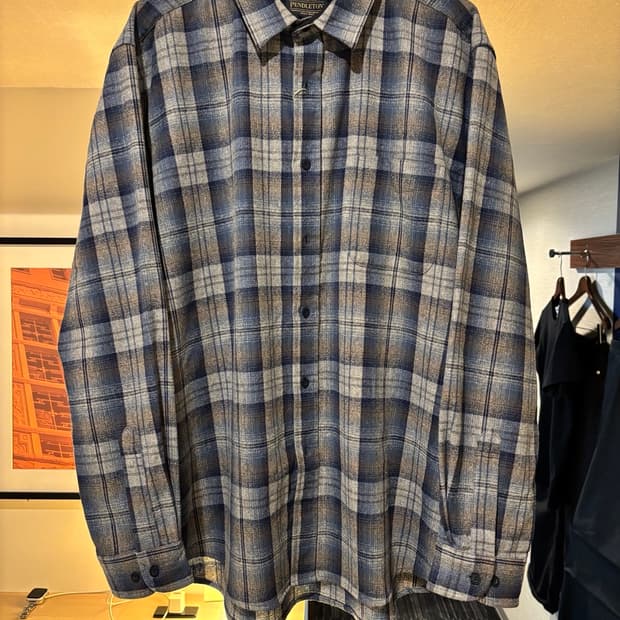 펜들턴 Pendleton 버진 울 플란넬 Lodge 셔츠 XL