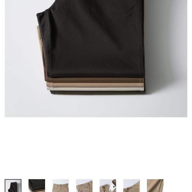 퍼스트플로어 치노팬츠 롱 토바코 48