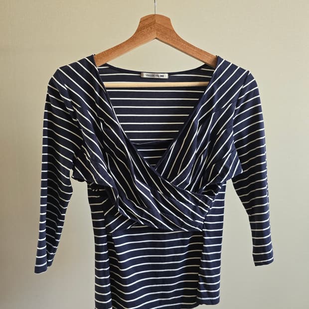 VIAGGIO BLU 스트라이프 랩 티셔츠