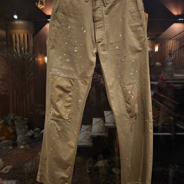 rrl 페인트 스플래터 필드팬츠 32x32
