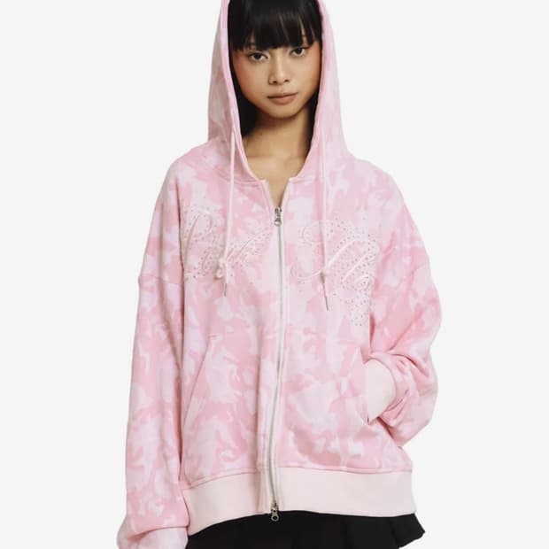 포어링 플래그후드집업 판매해요