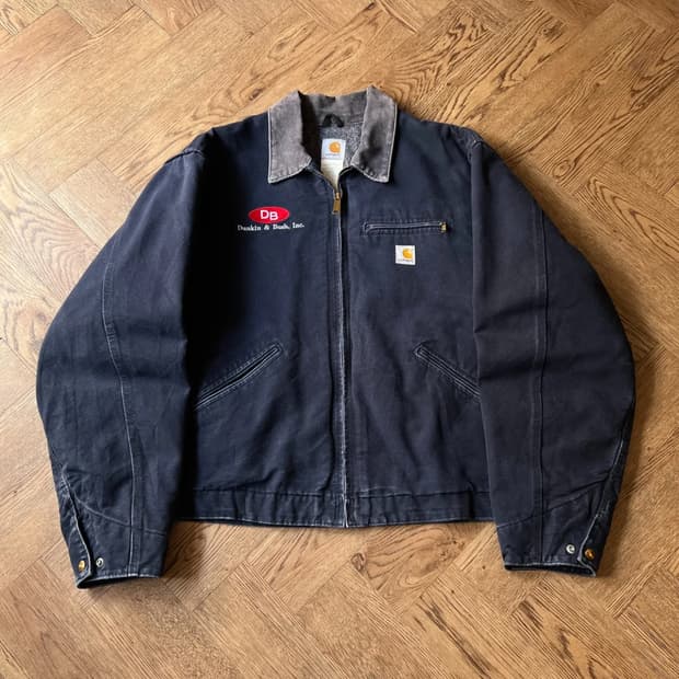 [XL]칼하트 J01 디트로이트 다크네이비 워크자켓