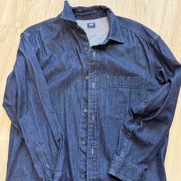 유니클로 청자켓