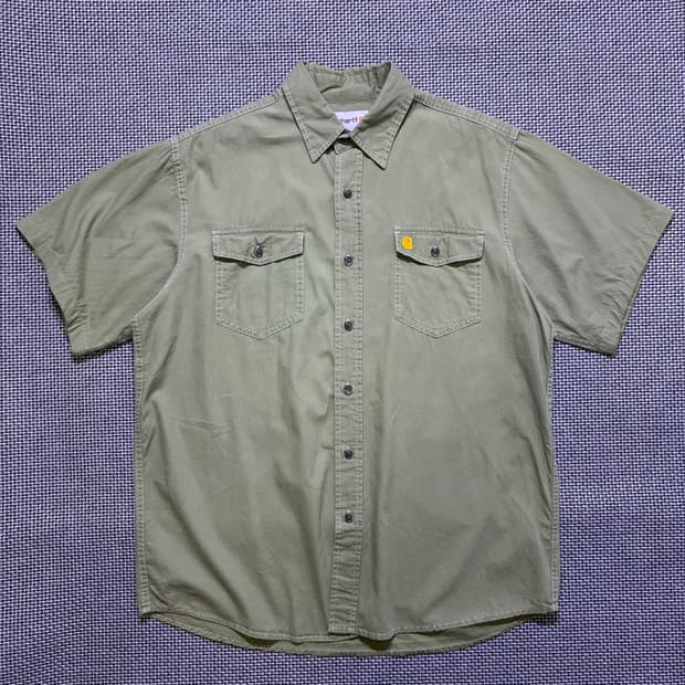 빈티지 Carhartt 반팔 워크 셔츠(kold_8514)