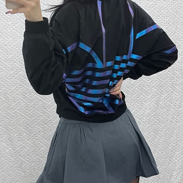 아디다스 파이어버드 제노 키치 빅 트레포일 져지 집업 L C11715