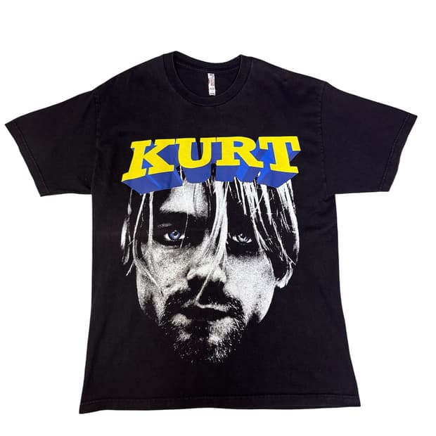 빈티지 00s 너바나 커트코베인 NIRVANA KURT FACE 부틀렉
