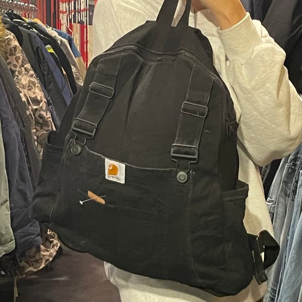 [IM] carhartt 칼하트 리메이크 블랙 백팩